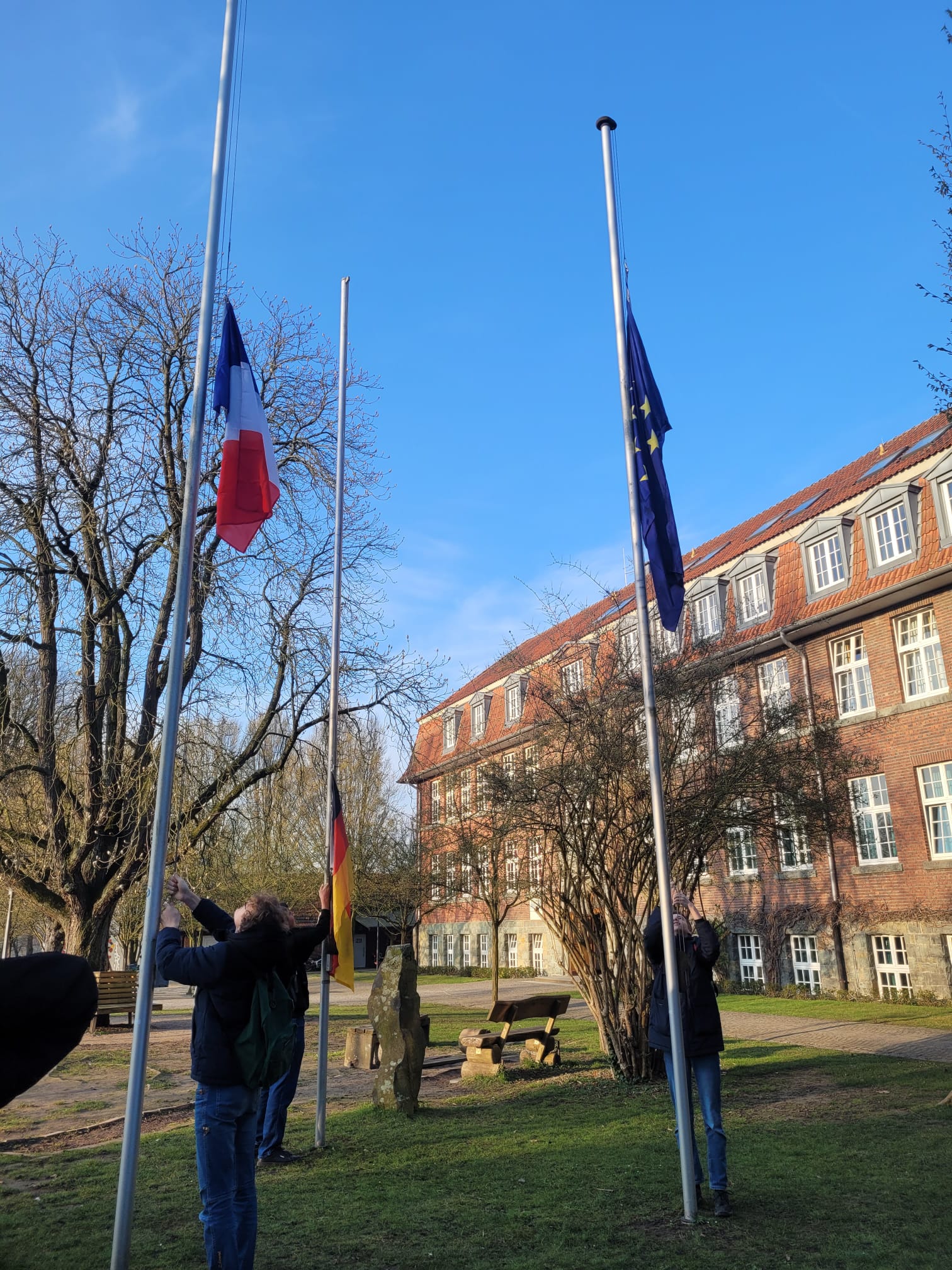 Fahne hissen