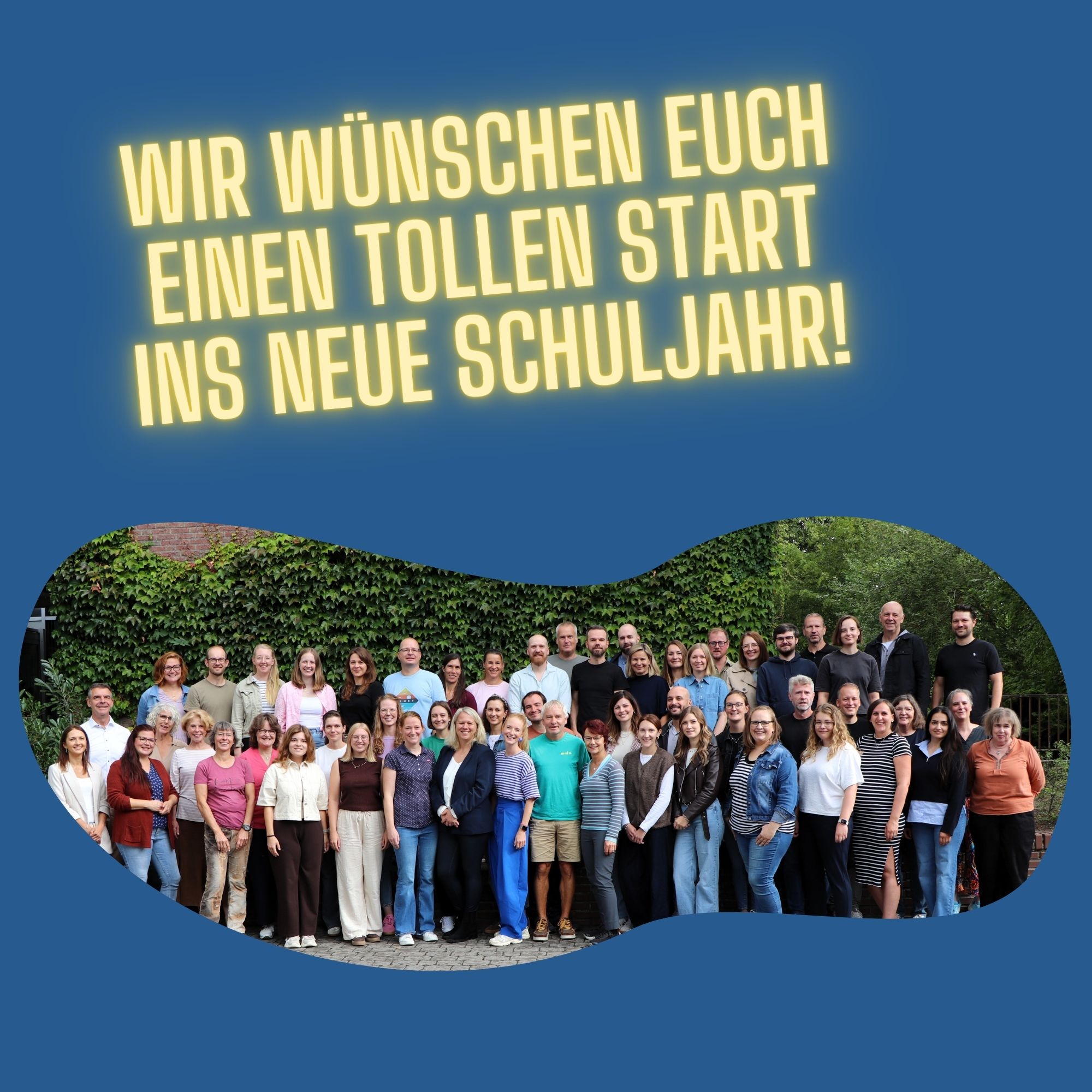 Wir wünschen uns und euch einen Tollen Start ins neue Schuljahr!